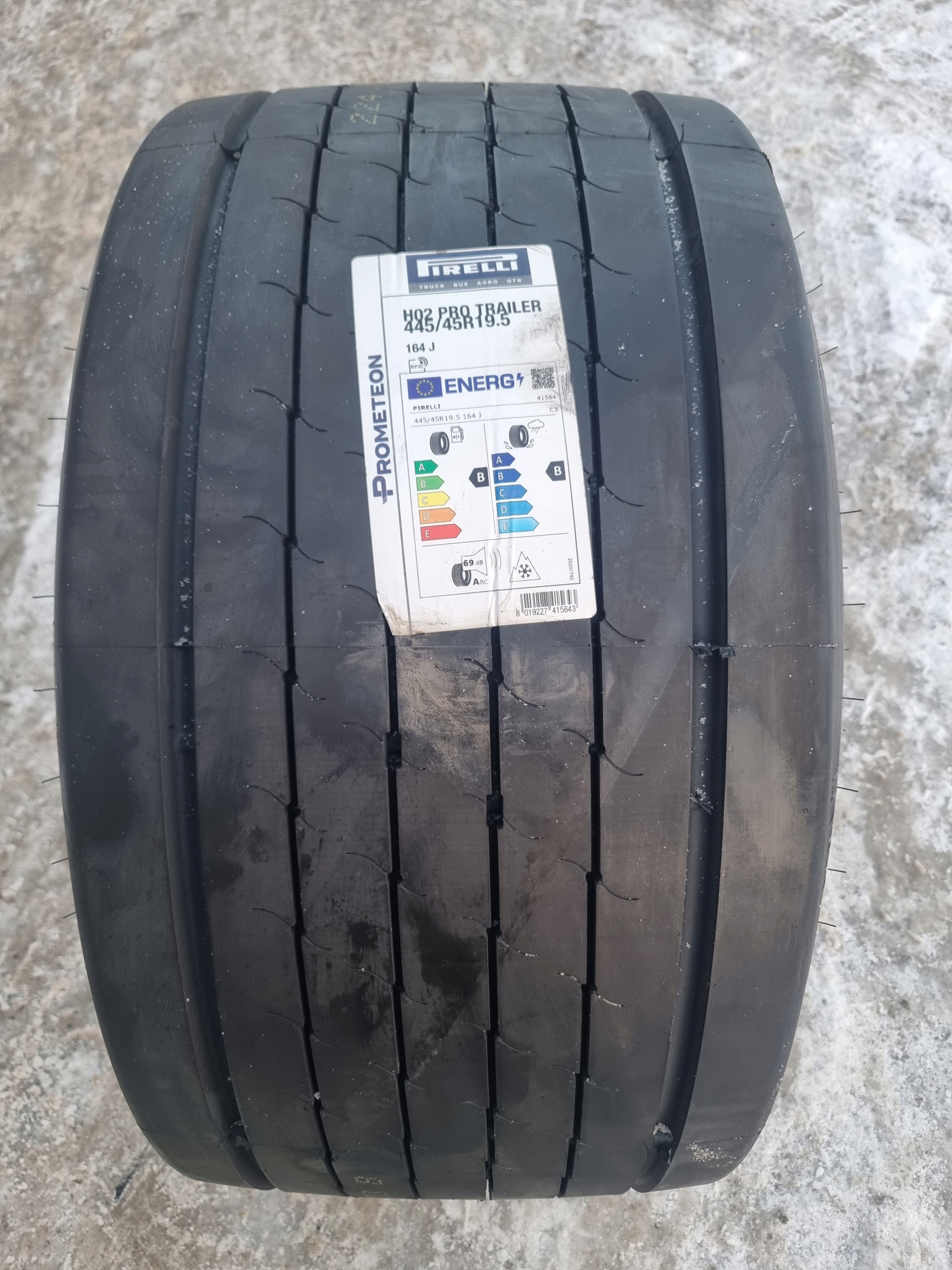 445/45R19.5 opona PIRELLI H02 Pro Trailer HL 164J